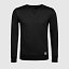 Sudadera cuello redondo clásica unisex color negro